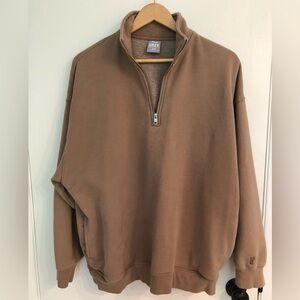 Aritzia TNA Cozy Fleece Mega 1/4 Zip - 3